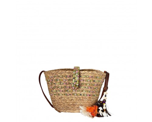 Bolso Bandolera Capazo De Hombro Rafia Paja